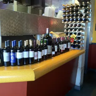 Some of the wine