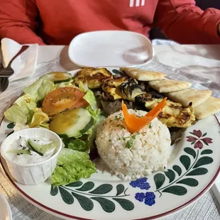 Chicken Kabob Plate