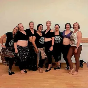 Adv. Class back open after being closed through the pandemic. New studio , same lovely dancers.