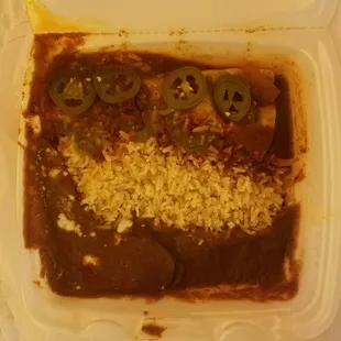 That little thing at the top is supposed to be a burrito.