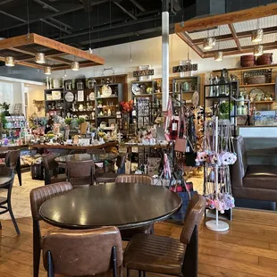 the inside of the store