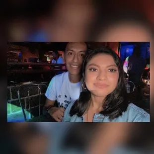 With my boyfriend Anthony Marcamsin Bravo night club.