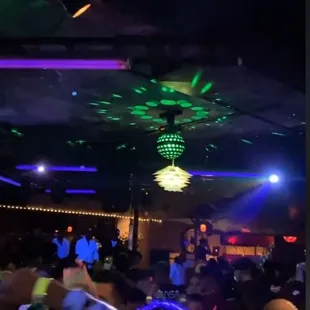 Crowded club during covid