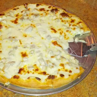 CHICKEN ALFREDO COMBO PIZZA