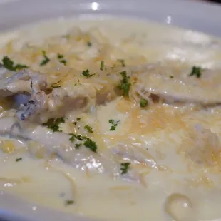 Ohh-wee SAUCYYYYY fettuccine Alfredo with chicken *3/1/25