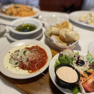 Veggie Lasagna &amp; Garden Salad (lunch special)