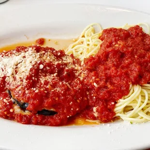 Lunch portion eggplant