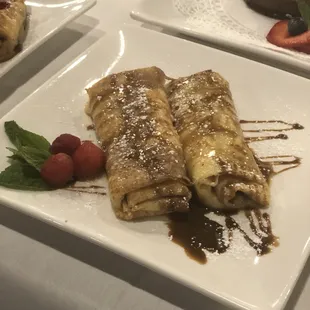Cheese blintzes