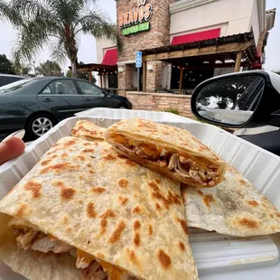 Chicken Cheese Quesadilla