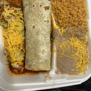 #13 Burrito and Enchilada
