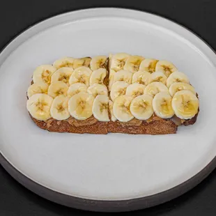 Almond Butter &amp; Banana Toast