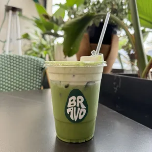 frosted matcha!