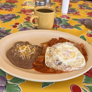 Chilaquiles it was yummy their special at $5.00