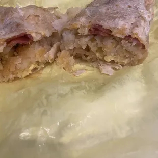 Still can&apos;t see any egg some bacon.