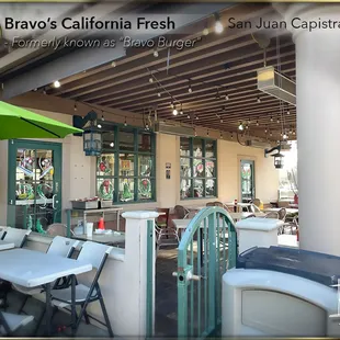 Outdoor seating - Front, patio