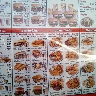 Bravo's menu good prices and they serve large portions!