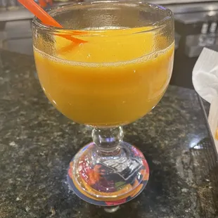 Mango Peach frozen margarita