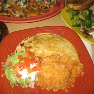 Chicken Enchiladas with rice