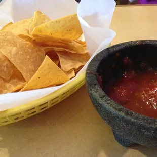 Chips and salsa.