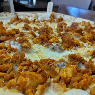 Buffalo chicken pizza