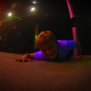 Dodging those lasers in the Laser Maze