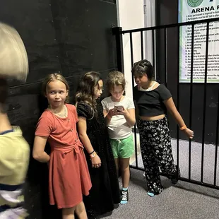 Waiting for laser tag