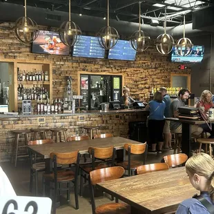 Barrel House indoor seating area.