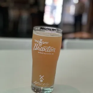 a glass of beer