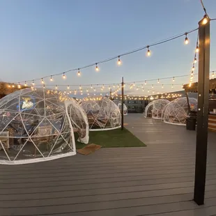 Igloos on the roof