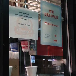 They offer Door Dash Delivery!