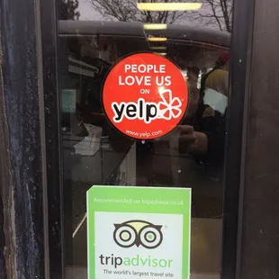 Aparently we love them on Yelp!!!