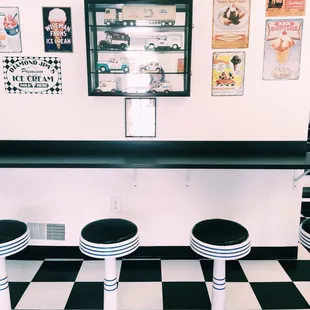 Seating area indoors