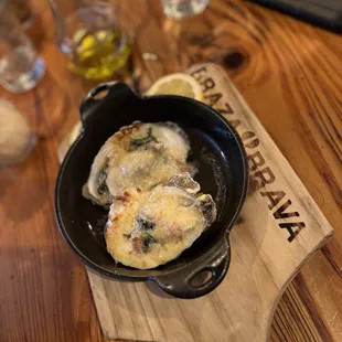 Rockefeller oysters