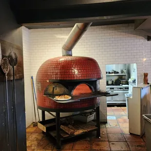 Real brick oven
