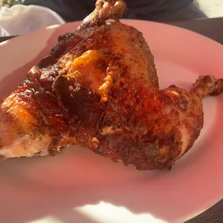 Quarter Chicken with a Salad