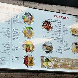 ramen and noodles, menu