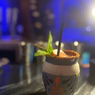 Cantarito by the bar