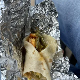 Cactus Bean, Egg and Cheese Breakfast