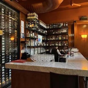 Wine and spirits bar