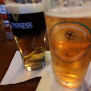 Black and tan and the Irish cider