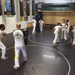 Capoeira class adult