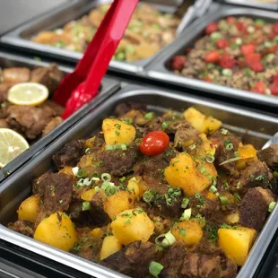 Brazilian beef stew with potatoes