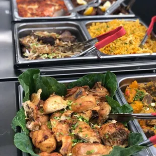 Daily hot food options...there are different options every day