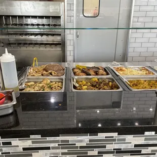 a variety of food items