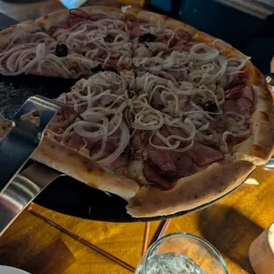 Calabresa pizza