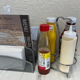 Mayo on the table, they have my heart