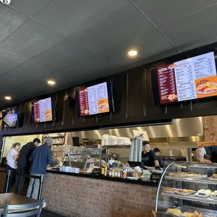 Inside restaurant
