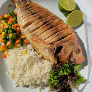 grilled fish, food, fish, seafood, grilled seafood