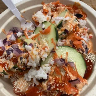 Blazing poke bowl