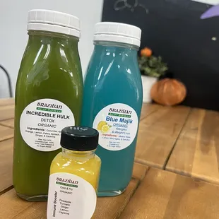 Cold pressed juices